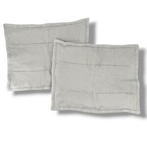 Beddy's Harper Luxe Waffle Grid Zip Close Standard Size Pillow Case Set Of Two
